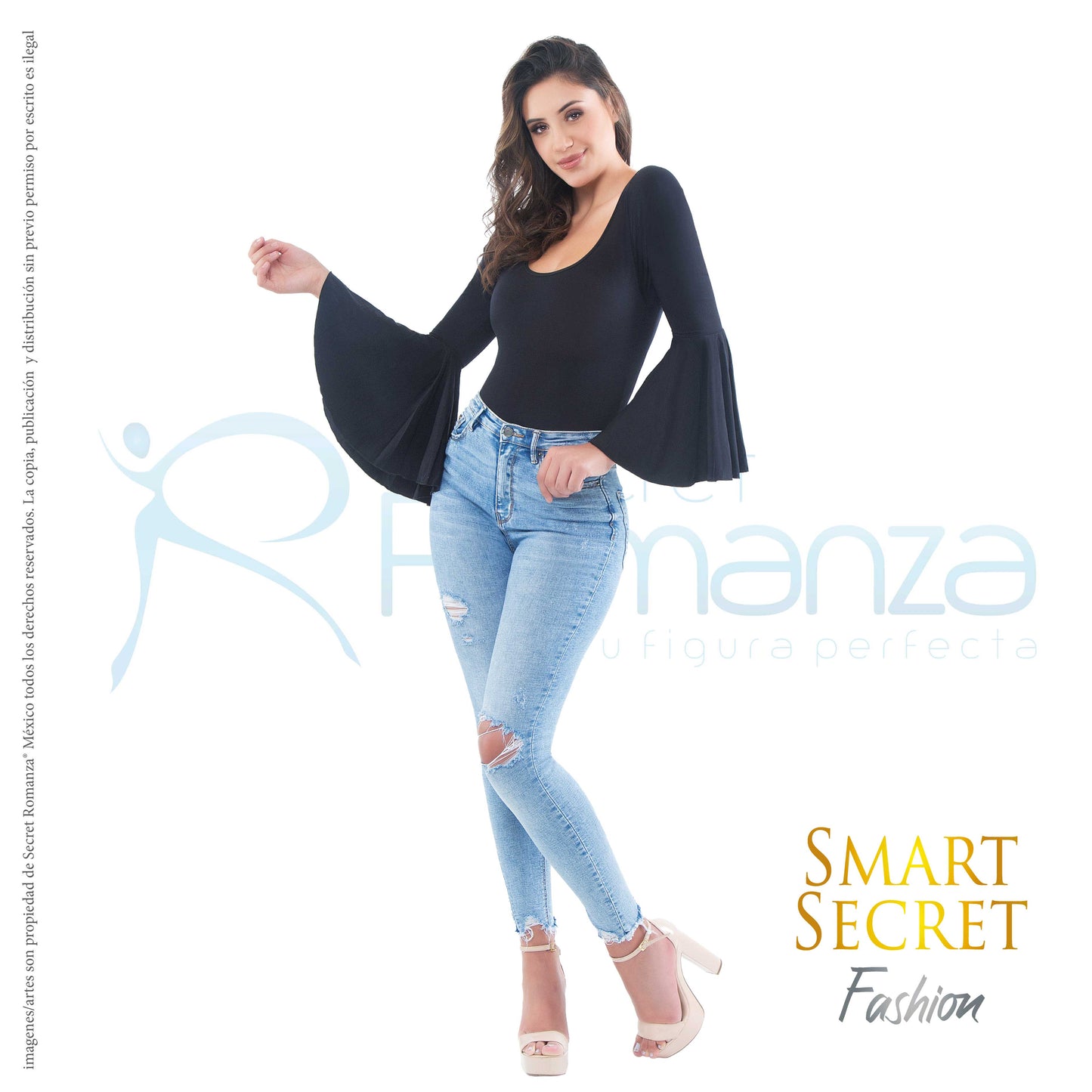 Mod. 2504 Body exterior manga larga acampanada