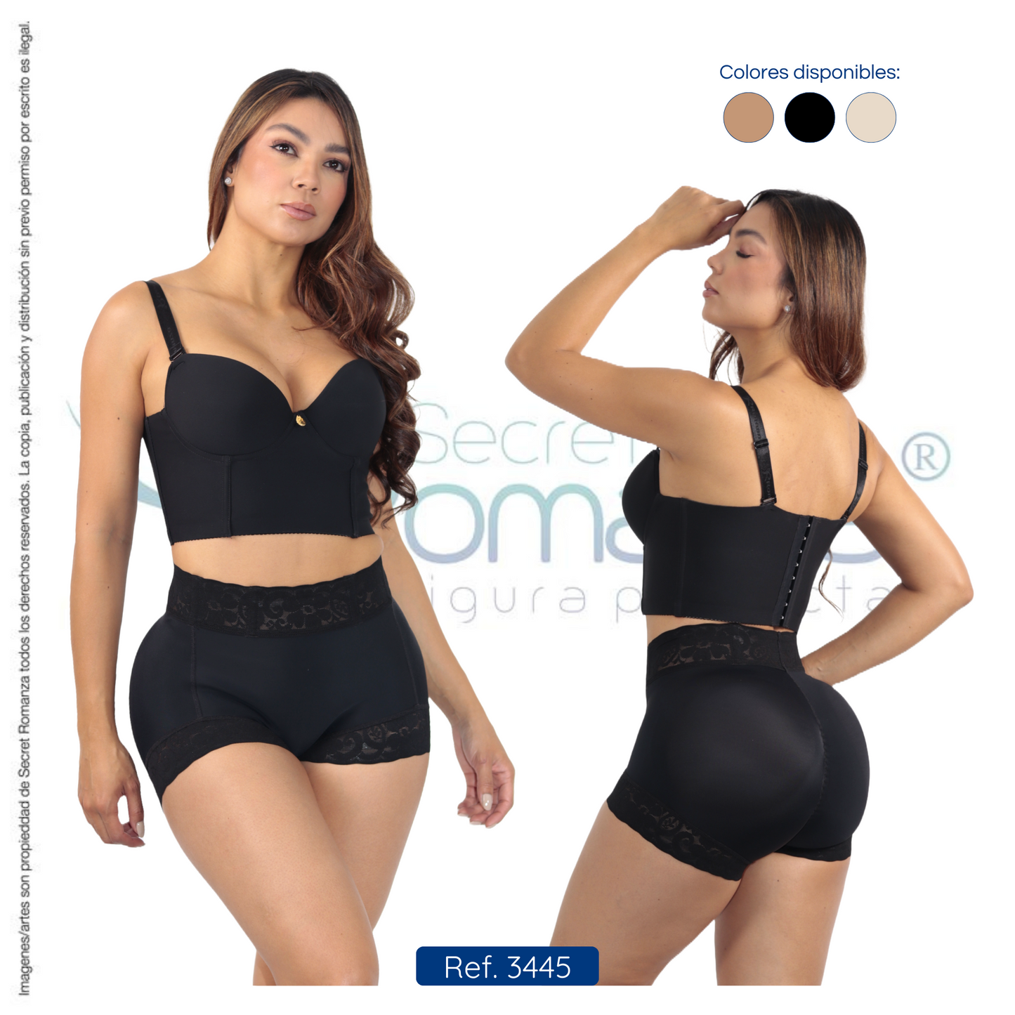 Mod. 3445 Panty Cachetero con glúteo prehormado