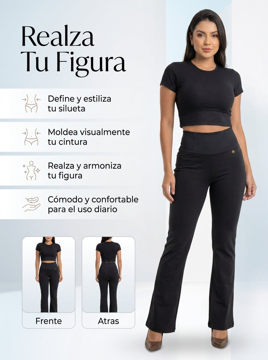 Ref 7140 Leggins bota campana levanta gluteo