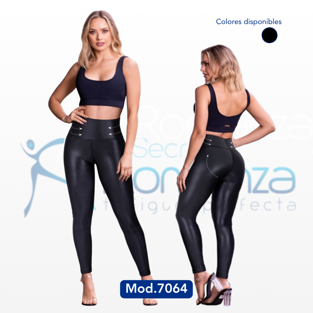 Leggins Up casual imitación de cuero Ref. 7064