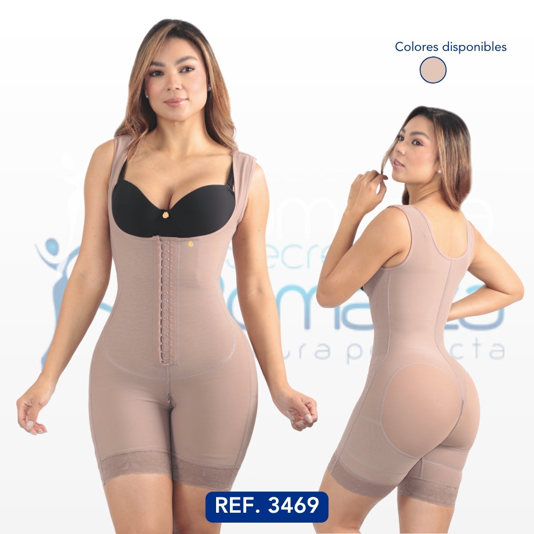 Mod. 3469 Short reloj de arena senos libres con broches