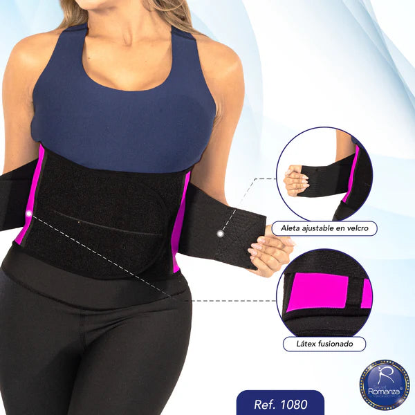 Ref. 1080 Faja tipo cinturilla con diseño deportivo.