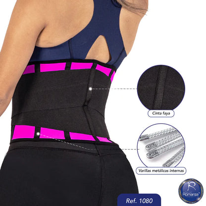 Ref. 1080 Faja tipo cinturilla con diseño deportivo.