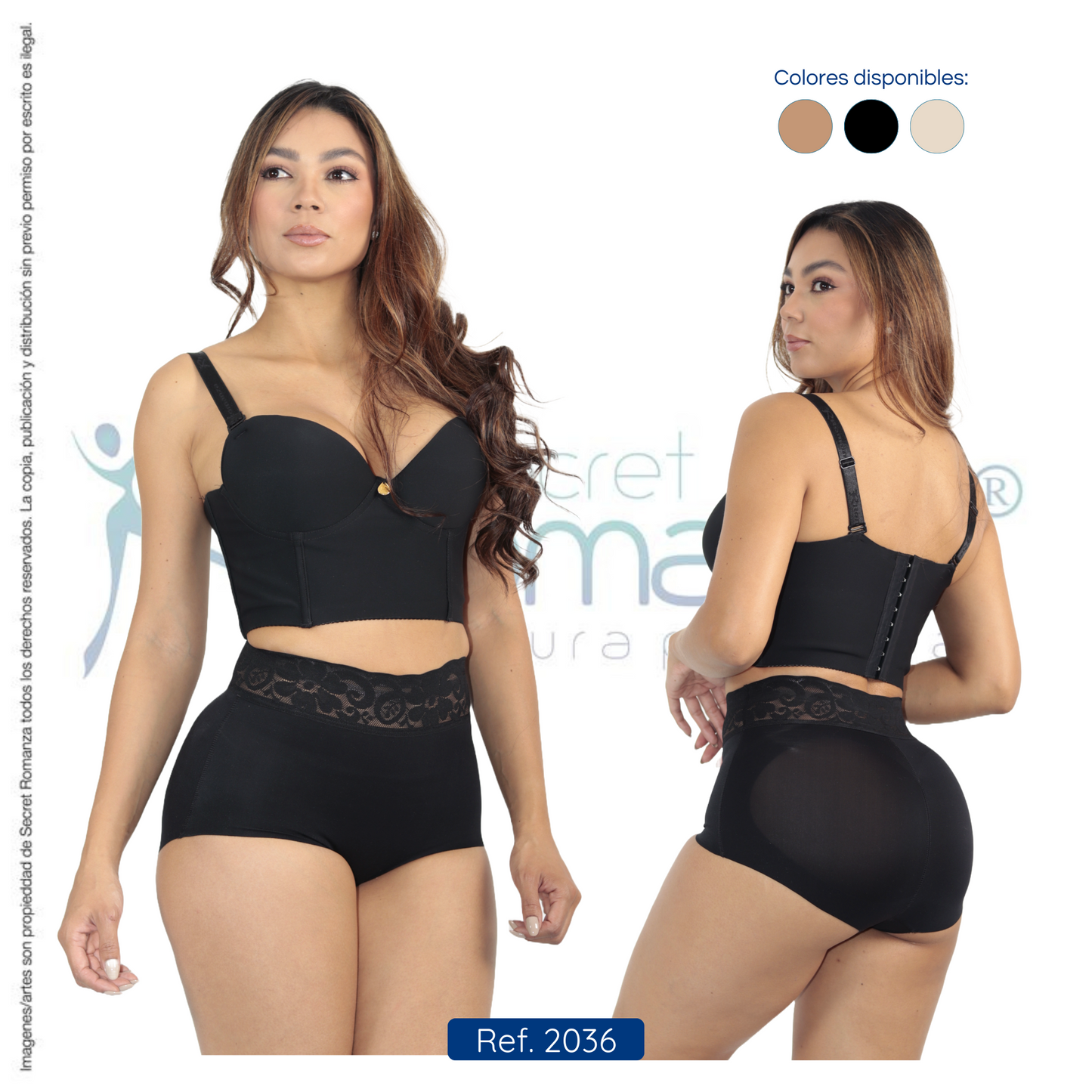 Mod. 2036 Panty a la cintura levanta cola