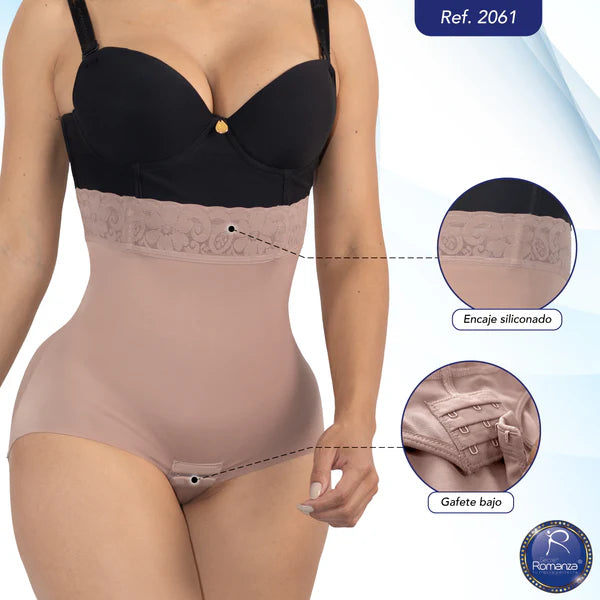 Mod. 2061 Body strapless con encaje
