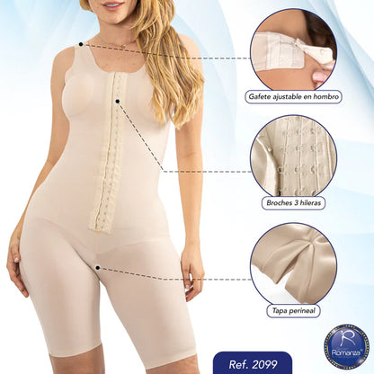 Mod. 2099 Faja a la rodilla con broches en el frente