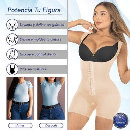 Mod. 2201 Tipo Short senos libres con broches