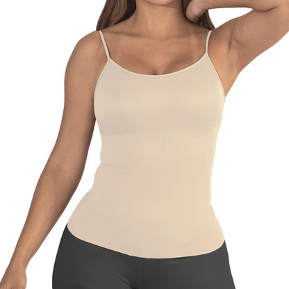 Mod. 2184 Faja tipo camiseta con copas prehormadas