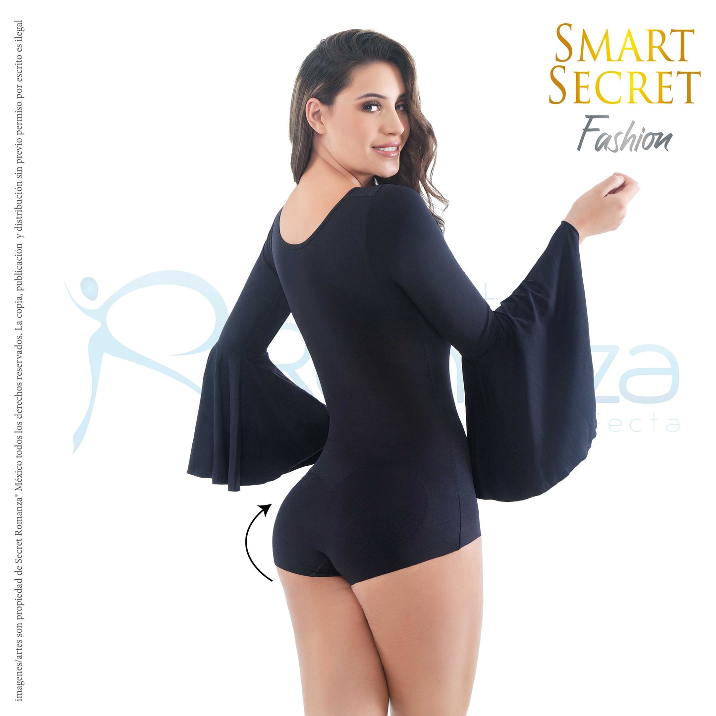 Mod. 2504 Body exterior manga larga acampanada