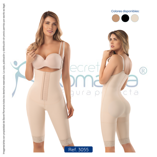 Mod. 3055 A la rodilla senos libres con broches