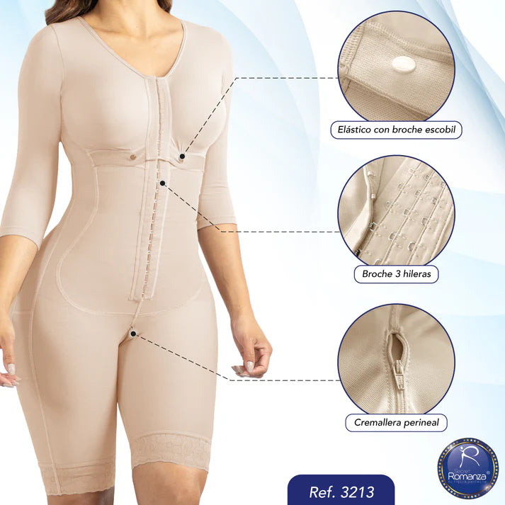Ref. 3213 Faja completa a la rodilla con brasier