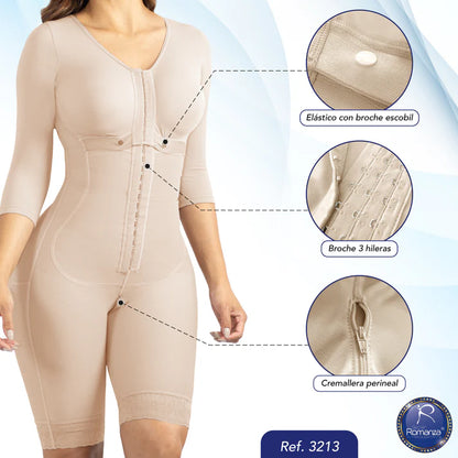 Ref. 3213 Faja completa a la rodilla con brasier