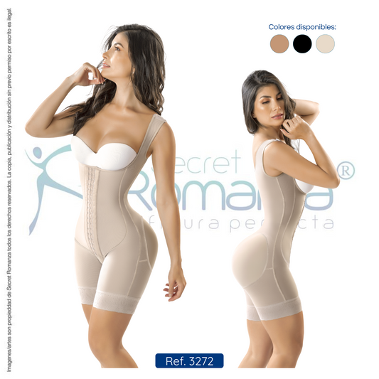 Mod. 3272 Short silueta reloj de arena con broches.