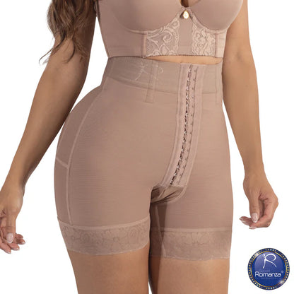 Mod. 3446 Faja tipo short cintura alta, elástico en cintura con varillas plásticas