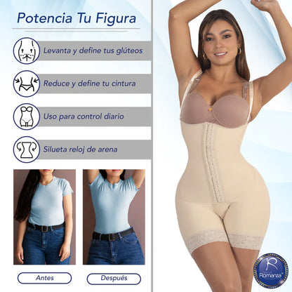 Ref. 3327 Faja tipo short silueta reloj de arena