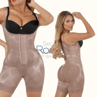 Ref. 3487 Faja Powernet Ensueño Silueta Reloj de Arena tipo short senos libres