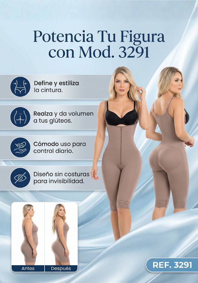 Mod. 3291 Faja siluetas a la rodilla