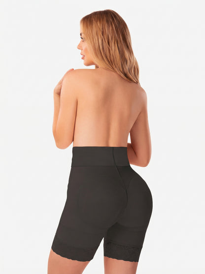 Mod. 3446 Faja tipo short cintura alta, elástico en cintura con varillas plásticas