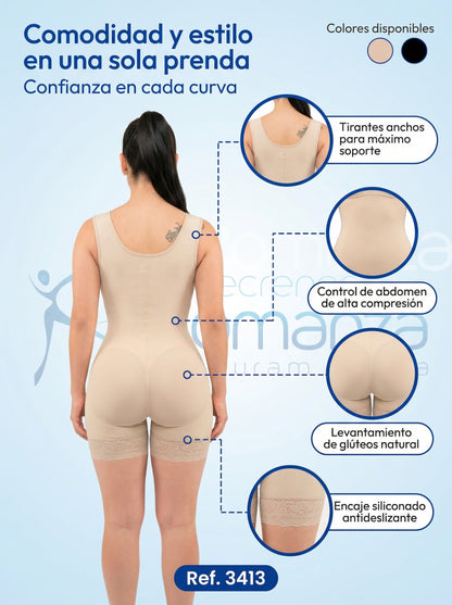 Mod. 3413 Cachetero Senos Libres con Abertura Perineal -