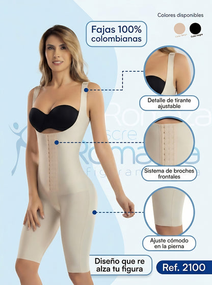 Mod. 2100 senos libres a la rodilla con broches