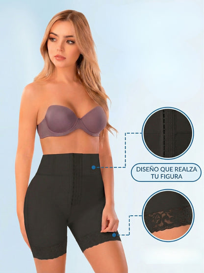 Mod. 3446 Faja tipo short cintura alta, elástico en cintura con varillas plásticas