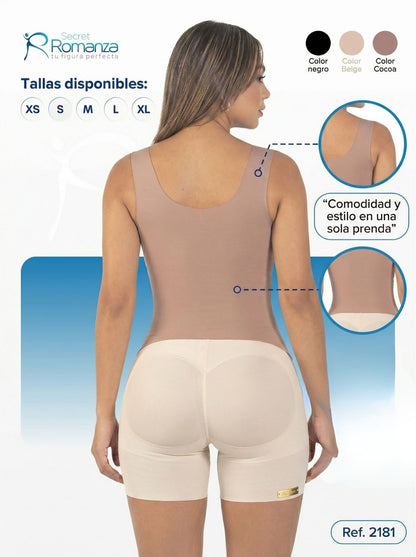 Mod 2181 Camiseta Copas Prehormadas con Tirante Ancho