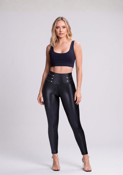 Leggins Up casual imitación de cuero Ref. 7064