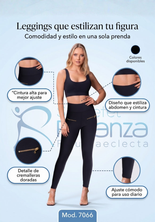 Leggins Up casual cremalleras fashion REF: 7066