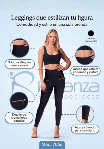 Leggins Up casual cremalleras fashion REF: 7066
