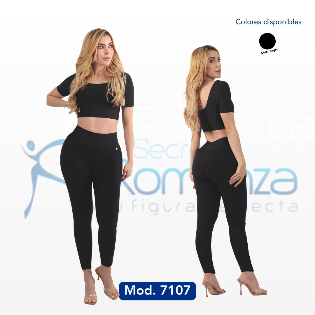 Mod. 7107 Leggins Casual Pretina Fusionada y Refuerzo