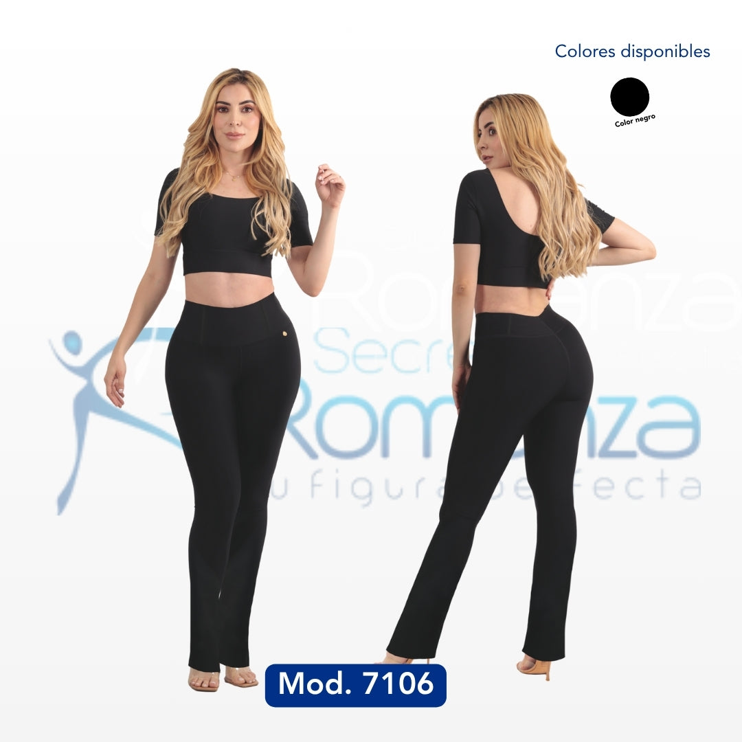 Mod.7106 Leggins Casual Bota Recta y Refuerzo