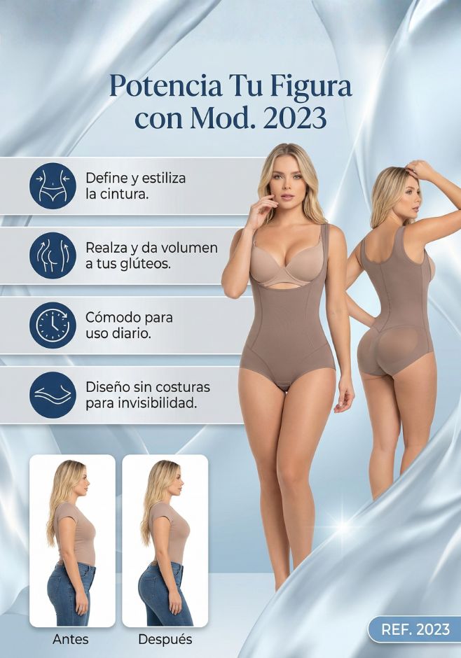 Mod. 2023 Body senos libres con broches