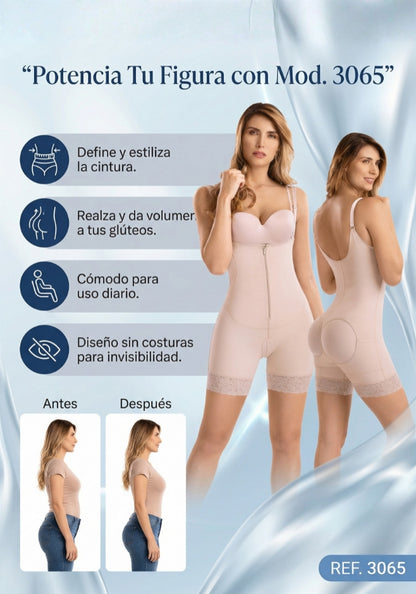 Mod. 3065 Faja short saca glúteos