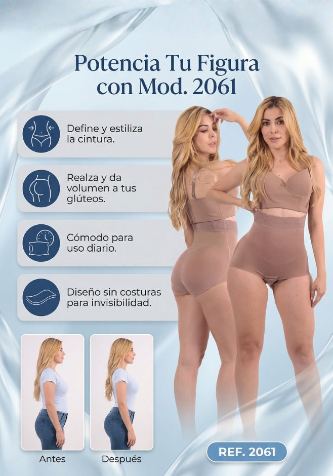 Mod. 2061 Body strapless con encaje