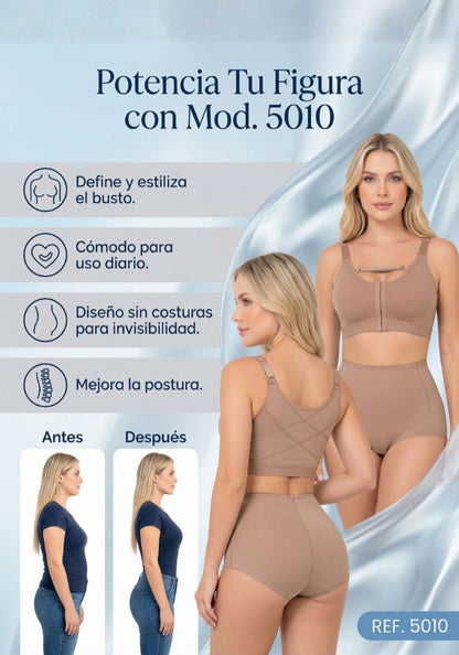 Mod. 5010 Brasier copa prehormada y tiras graduables