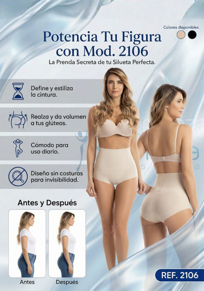 Mod. 2106 Cachetero invisible cintura alta
