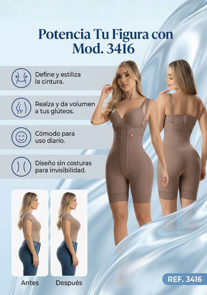 Mod 3416 Faja invisible Tipo short, strapless