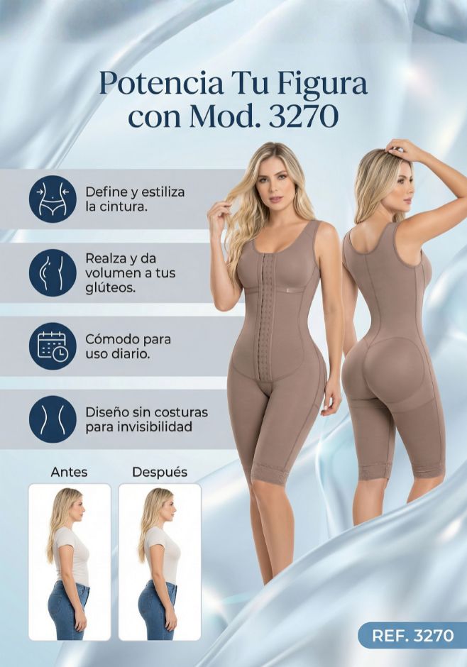 Mod. 3270 Faja Silueta Reloj de arena a la rodilla