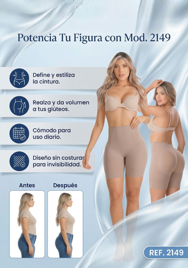 Mod. 2149 Short con varillas internas diagonales