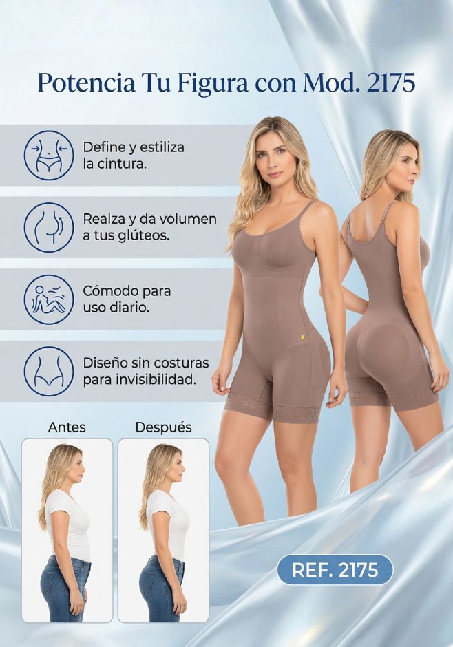 Mod.2175  Short Invisible con tirantes Finos