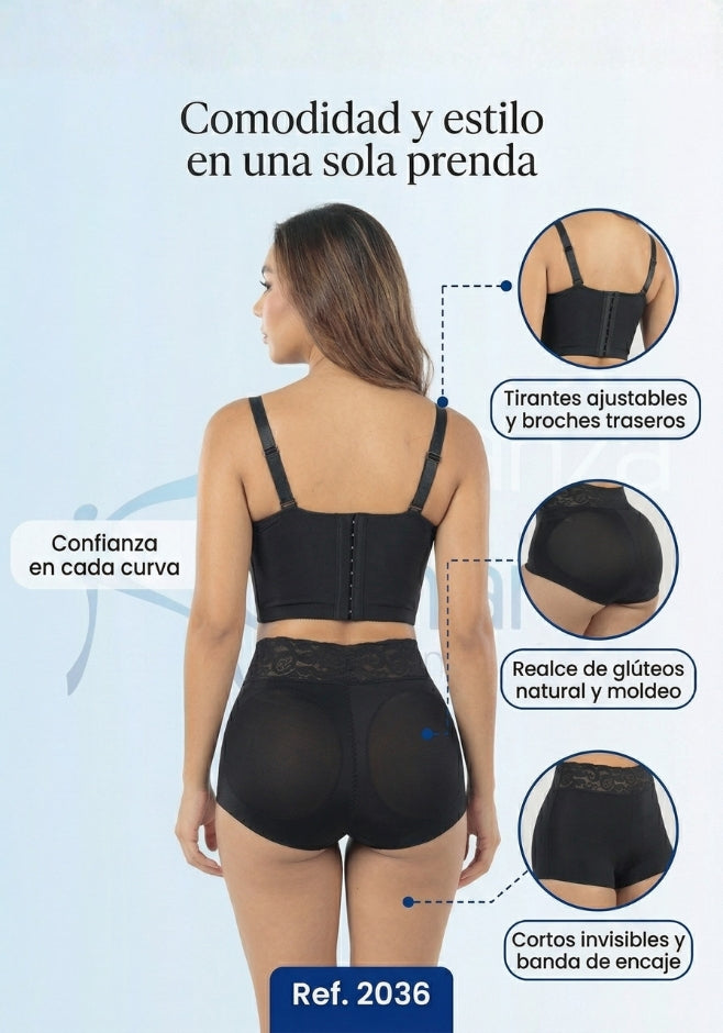 Mod. 2036 Panty a la cintura levanta cola