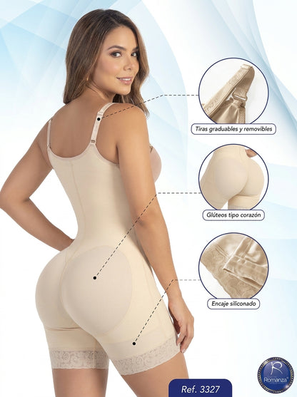 Ref. 3327 Faja tipo short silueta reloj de arena